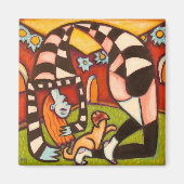 ヨガガール マグネット (正面)