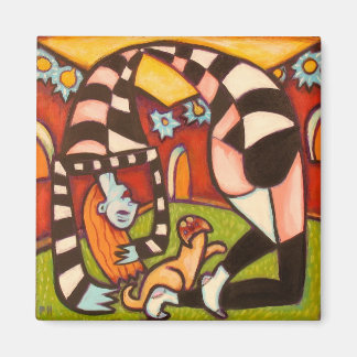 ヨガガール マグネット