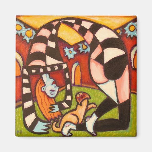 ヨガガール マグネット (正面)