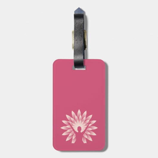 ヨガガール ラゲッジタグ (裏面縦)