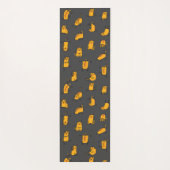 ヨガキャッツグレー ヨガマット (裏面)