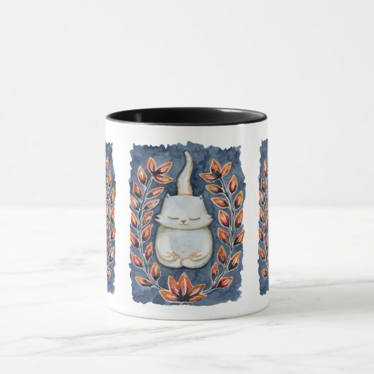 ヨガキャットマグ マグカップ (中央)