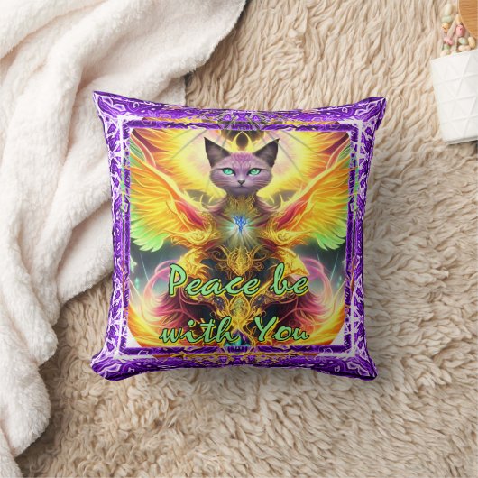 ヨガキャット クッション (ブランケット)