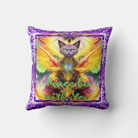 ヨガキャット クッション (裏面)