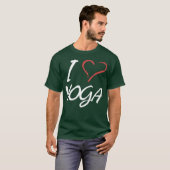 ヨガギフトを愛するデザイン Tシャツ (正面フル)