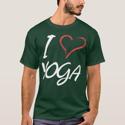 ヨガギフトを愛するデザイン Tシャツ (正面)