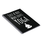 ヨガギフト男子用 子供 赤ちゃん 男の子 ヨギ ノートブック (右側)