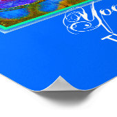 ヨガクラスお願い静保かな蓮エレガント蓮 ポスター (角)