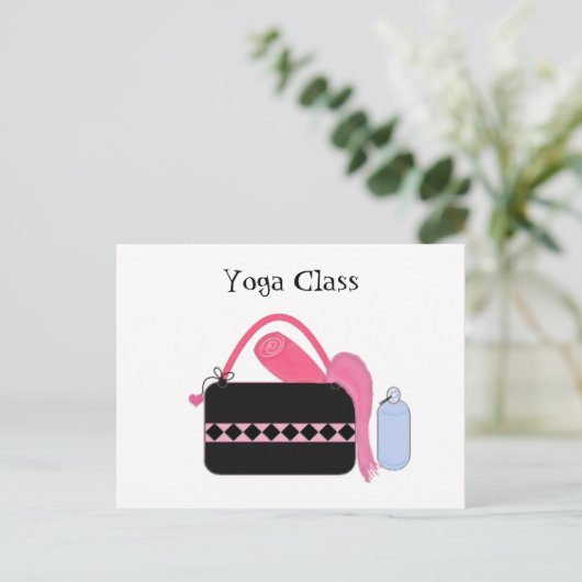 ヨガクラスウィズヨガギア ポストカード (スタンド正面)