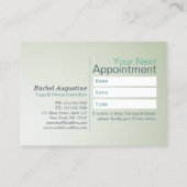 ヨガクラスパスロイヤリティアポイントメントカードマンダラ ロイヤリティカード (裏面)