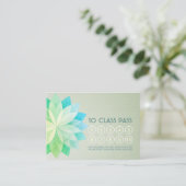 ヨガクラスパスロイヤリティアポイントメントカードマンダラ ロイヤリティカード (スタンド正面)