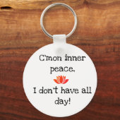 ヨガクラス全員にプレゼントが必要か？ キーホルダー (正面)