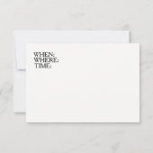 ヨガクラス招待状 招待状 (裏面)