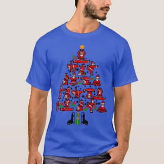 ヨガクリスマスのスウェットシャツ Tシャツ