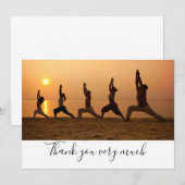 ヨガサンキューカード サンキューカード (正面/裏面)