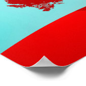 ヨガサンセットアート ポスター (角)