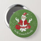 ヨガサンタを吸う季節 缶バッジ (正面&裏面)