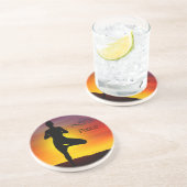 ヨガサンドストーンコースター コースター (側面)