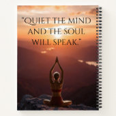 ヨガサンライズジャーナル/ノート ノートブック (裏面)