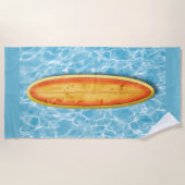 ヨガサーフボードタオル ビーチタオル (正面)