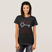 ヨガザザ鍵 Tシャツ (正面フル)
