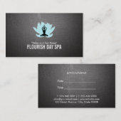 ヨガシッティングロータスポーズ 予約カード (正面/裏面)