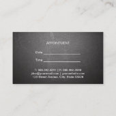 ヨガシッティングロータスポーズ 予約カード (裏面)