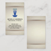 ヨガシッティング祈りの言葉ロゴ 名刺 (正面/裏面)