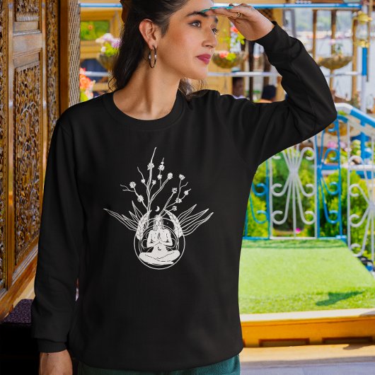 ヨガシャツウィメンズ感動的ヨガ Tシャツ