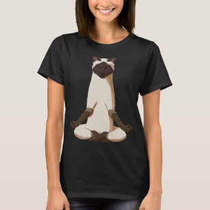 ヨガシャム猫 Tシャツ