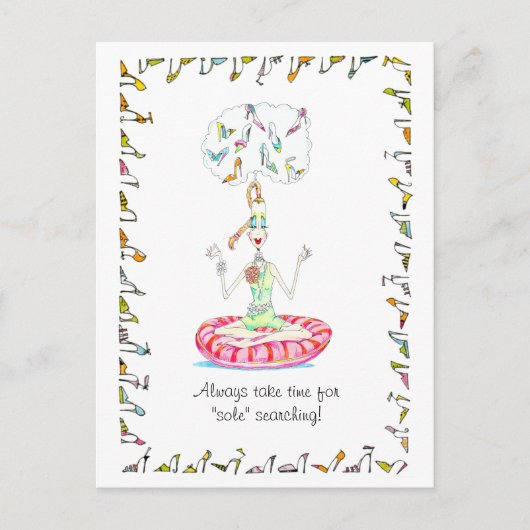 ヨガシューズのポストカード ポストカード (正面)