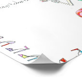 ヨガシューズバニティーポスター ポスター (角)