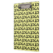 ヨガシルエット クリップボード (左)