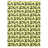 ヨガシルエット クリップボード (裏面)