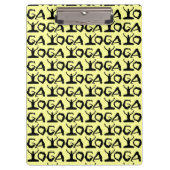 ヨガシルエット クリップボード (正面)