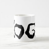ヨガシルエット コーヒーマグカップ (中央)
