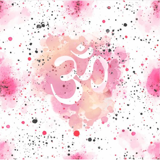 ヨガシンボルOMMM シール (正面)