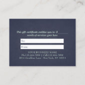 ヨガスタジオインストラクターバラ金ゴールド曼荼羅 割引カード (裏面)