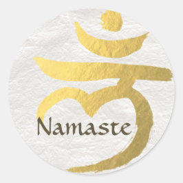 ヨガスタジオインストラクター瞑想ルートチャクラサイン ラウンドシール