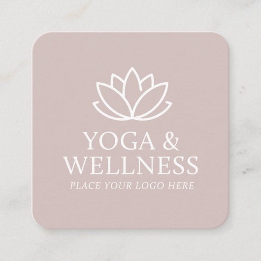 ヨガスタジオウェルネスセンタースクエア名刺 スクエア名刺 (正面)