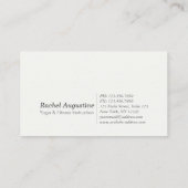 ヨガスタジオクラスパスブラック金ゴールドマンダラロイヤリティ ロイヤリティカード (裏面)