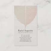 ヨガスタジオクラスパスメディテーションポーズボディリーフ ロイヤリティカード (裏面)