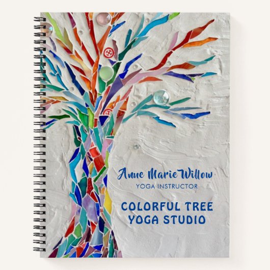 ヨガスタジオスパイラルノート ノートブック (正面)