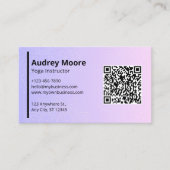 ヨガスタジオテンプレート 名刺 (正面)