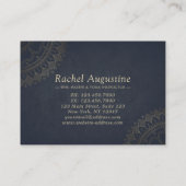 ヨガスタジオディスカウントクーポンロイヤリティ金ゴールドマンダラ 割引カード (裏面)