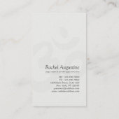 ヨガスタジオバラ金ゴールドマンダラクラスパスロイヤリティ ロイヤリティカード (裏面)