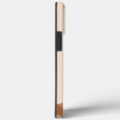 ヨガスタジオポーズ金ゴールドムーンモダン抽象芸術禅 Case-Mate iPhoneケース (裏面 / 右)