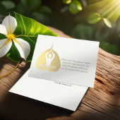 ヨガスタジオメディエーションインストラクター引用文ボディリーフ ポストカード