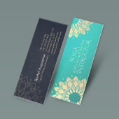 ヨガスタジオメディテーションインストラクターゴールデンマンダラ スキニー名刺