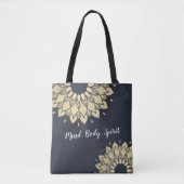 ヨガスタジオメディテーションインストラクターゴールデンマンダラ トートバッグ (正面)